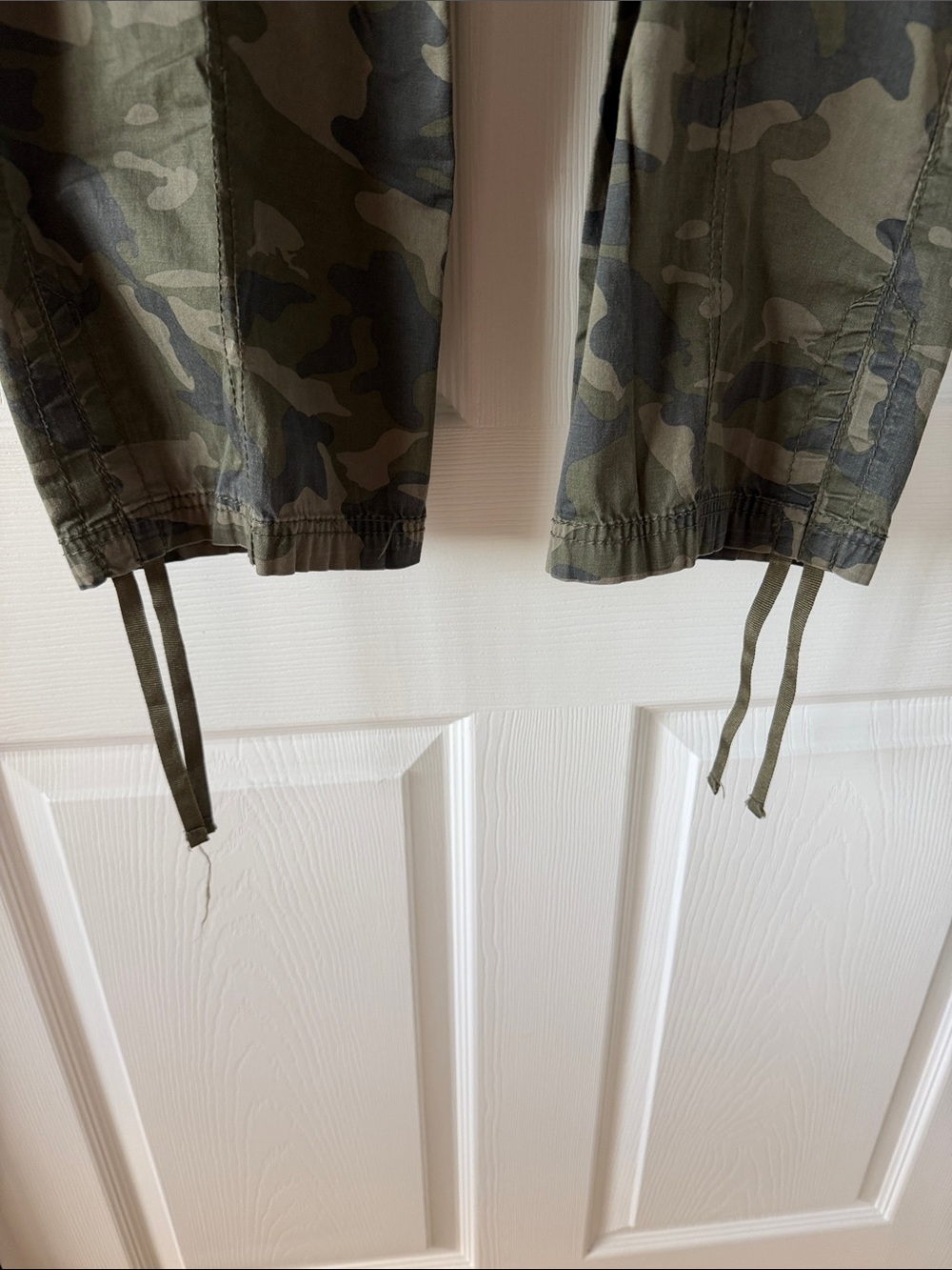 Womens Camo Cargo Pants - Olive Camo - Picture 3 of 5